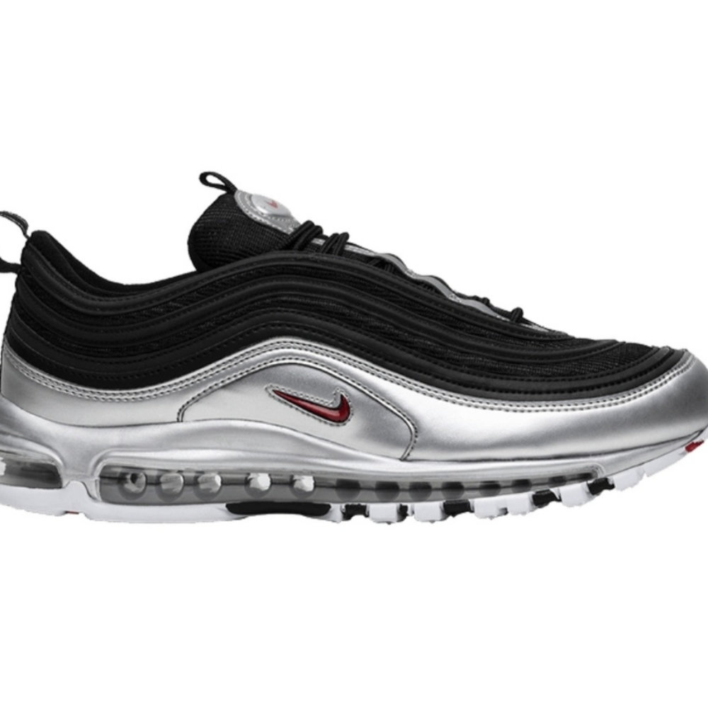 Nike Air Max 97 - QS B Sides Metallic Silver - AT5458-001 -Size 4.5Y / Wmn’s 6
